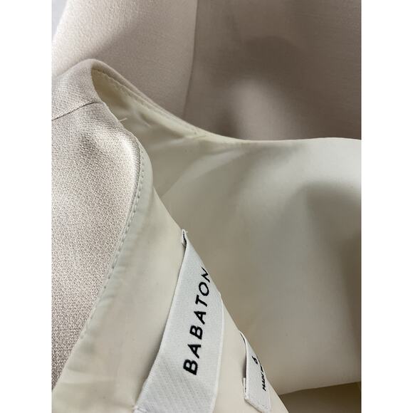 Babaton 'Opportunity' Cream Polyester Dress Size 6 - Picture 7 of 8